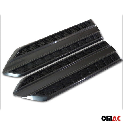 Seitentürleiste Türschutzleiste für Ford Ranger 2011-2019 ABS Schwarz 2x