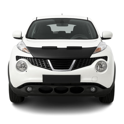 Haubenbra Steinschlagschutz Bonnet Bra für Nissan Juke 2010-2014 Schwarz Halb