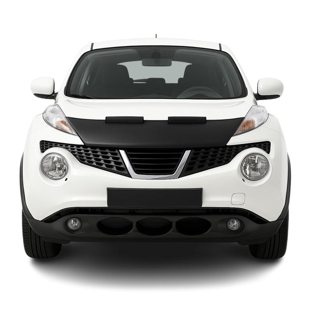 Haubenbra Steinschlagschutz Bonnet Bra für Nissan Juke 2010-2014 Schwarz Halb