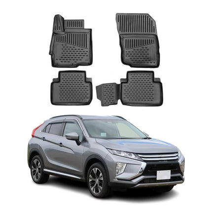 OMAC Gummimatten Fußmatten für Mitsubishi Eclipse Cross 2017-2020 Pre-FL TPE 4x