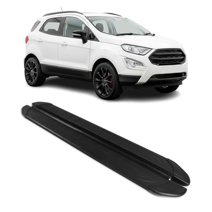 Trittbretter Seitenschweller für Ford Ecosport 2013-2024 Aluminium Schwarz 2tlg