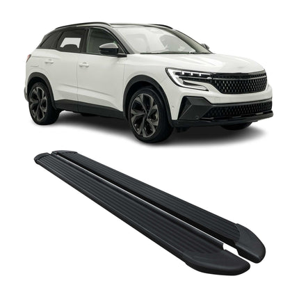 Trittbretter Seitenschweller für Renault Austral 2022-2026 Aluminium Schwarz 2x