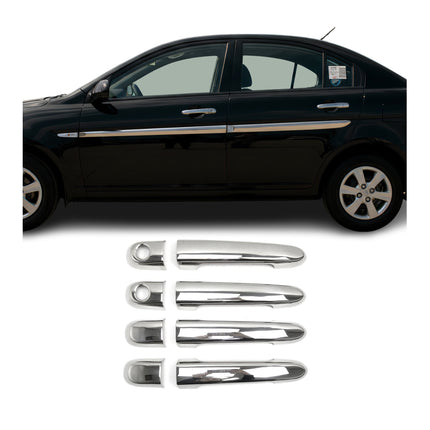 Chrom Türgriff Blende für Hyundai Accent Limo 2005-11 4Tür Edelstahl 4tlg