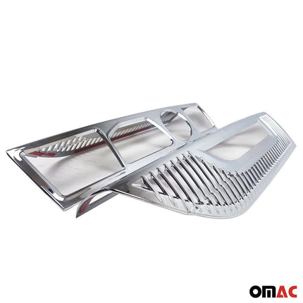 Rücklicht Leisten Heckleuchte für Fiat Ducato 2006-2014 Chrom ABS Silber 2tlg