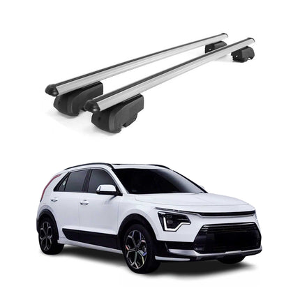 Dachträger Gepäckträger für Kia Niro II 2022-2026 Querträger ABE Alu Silber 2x
