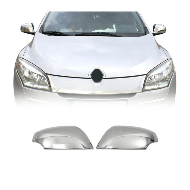 Spiegelkappen Spiegelabdeckung für Renault Laguna III / Latitude 2008-2015 Chrom