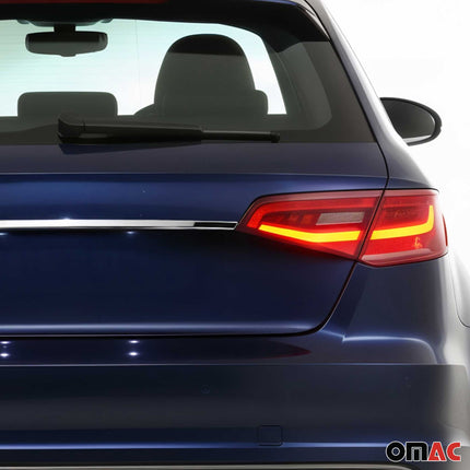 Kofferraumleiste Heckleiste für Audi A3 A3 Sportback 2012-2020 Edelstahl Chrom