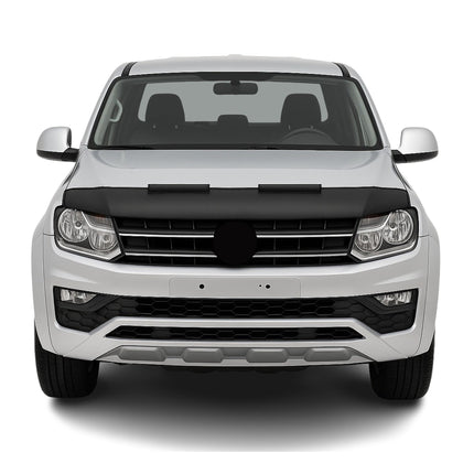 Haubenbra Steinschlagschutz Bonnet Bra für VW Amarok 2010-2021 Schwarz Halb