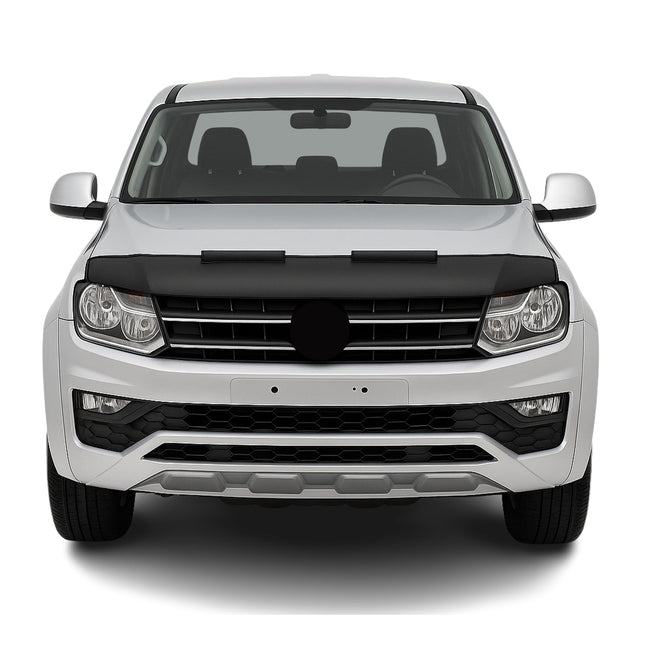 Haubenbra Steinschlagschutz Bonnet Bra für VW Amarok 2010-2021 Schwarz Halb
