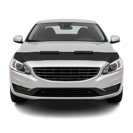 Haubenbra Steinschlagschutz Bonnet Bra für Volvo S60 2014-2018 Schwarz Halb