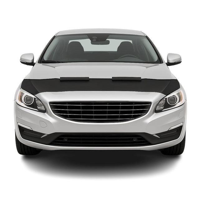 Haubenbra Steinschlagschutz Bonnet Bra für Volvo S60 2014-2018 Schwarz Halb