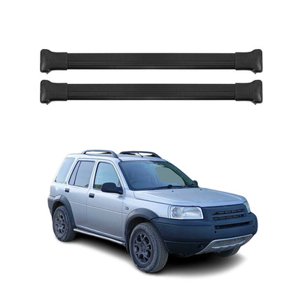 Dachträger Grundtäger für Land Rover Freelander I L314 1997-2006 Alu Schwarz 2x