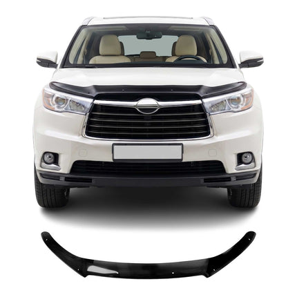 Motorhaube Deflektor Insektenschutz für Toyota Highlander 2014-2020 Dunkel