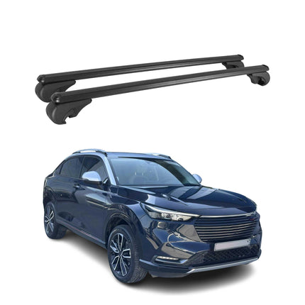 Dachträger für Honda HR-V 2021-2026 Gepäckträger Grundträger Alu Schwarz 2x
