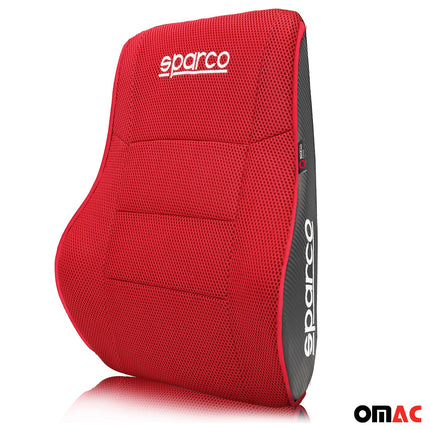 SPARCO Rückenstütze Lendenwirbelstütze Lordosenstütze Rot Rückenkissen