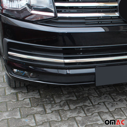 Kühlergrill Grillleisten für VW T6 Transporter Highline 2015-2019 Chrom 3x