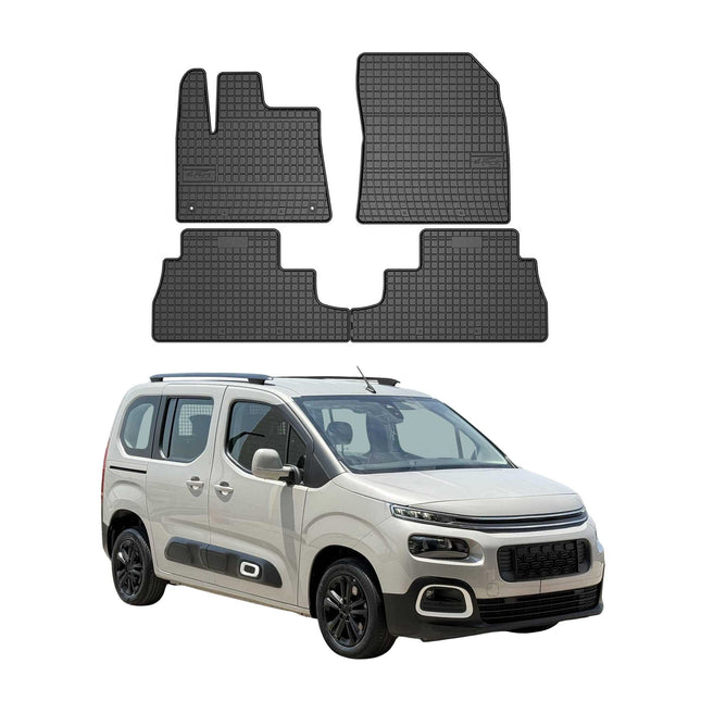 OMAC Gummi Fußmatten für Toyota Proace City 2019-2026 Automatten Schwarz 4tlg