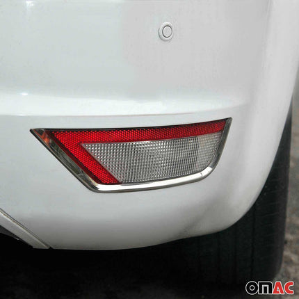 Reflektor Blenden Reflektorleiste für Ford Focus 2008-2011 Edelstahl Chrom 2tlg