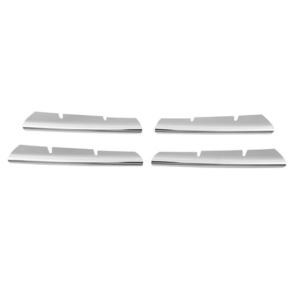 Kühlergrill Leisten Grillleisten für Renault Megane 2006-2010 Edelstahl Chrom 4x