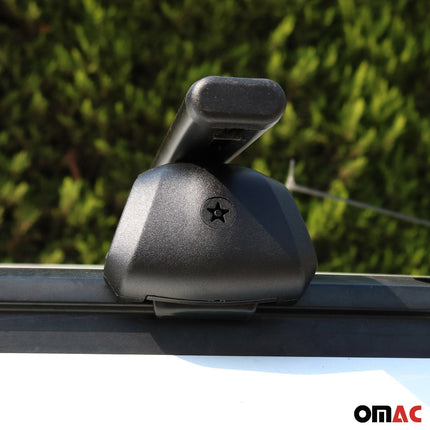 Dachträger Grundtäger für Lincoln MKC 2015-2019 75kg Metall Schwarz 2 tlg