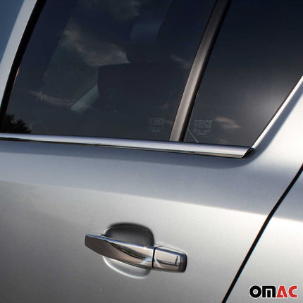 Fensterleisten Zierleisten für Opel Corsa D 2006-2015 Edelstahl Chrom 4tlg