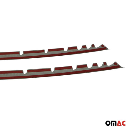 Kühlergrill Leiste Grillleisten für Mercedes Vito W447 2014-2019 Chrom Dunkel 2x
