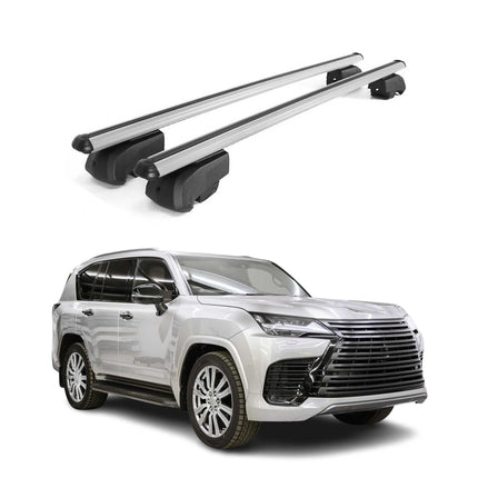Dachträger Gepäckträger für Lexus LX 2021-2026 Querträger ABE Alu Grau 2x