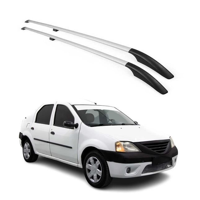 Dachreling Dachgepäckträger für Dacia Logan MCV SW 2006-2013 Alu Grau