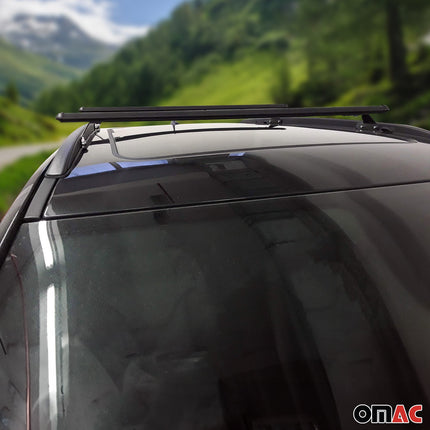 Dachträger Grundtäger für Honda CR-V V 2020-2022 Facelift Aluminium Schwarz 2tlg