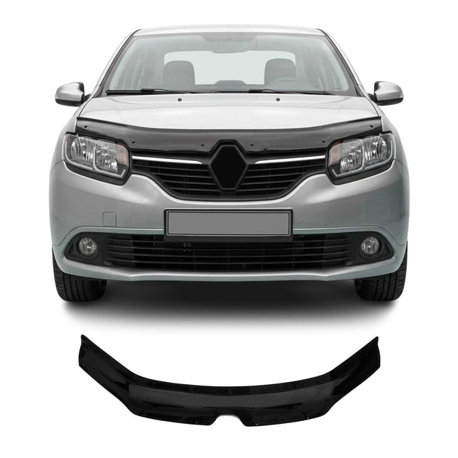 Motorhaube Deflektor Insekten Steinschlagschutz für Dacia Logan 2012-2020 Dunkel