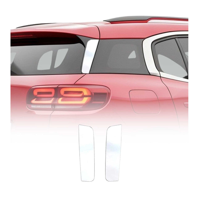 Spoiler Leiste Kofferraum Leiste für Citroen C5 Aircross 2018-2025 Edelstahl 2x