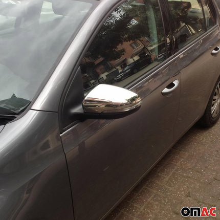 Spiegelkappen Spiegelabdeckung für VW Touran 2010-2015 Edelstahl Chrom 2tlg