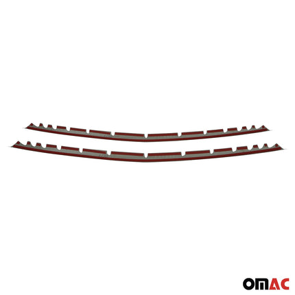 Kühlergrill Grillleisten für Mercedes V-Klasse W447 2014-2019 Edelstahl Dunkel