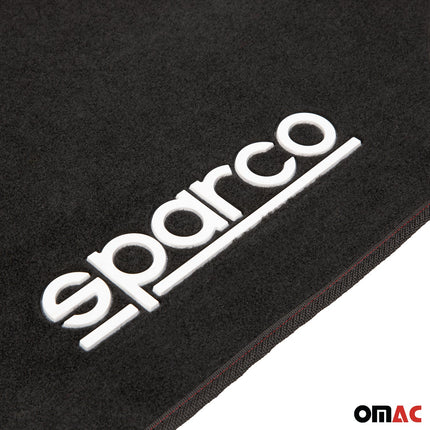 SPARCO Fußmatten Automatten Universal Rot Linie Autoteppich Alwettermatten 4x