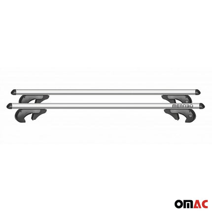 Menabo Universal Grundträger Dachträger Aluminium Silber 2tlg 120cm Brio