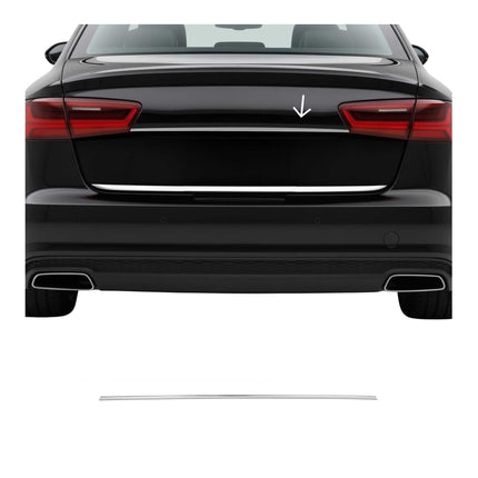 Heckklappe Kofferraumöffner Griff für Audi A6 C7 Limo 2011-2015 Edelstahl Chrom
