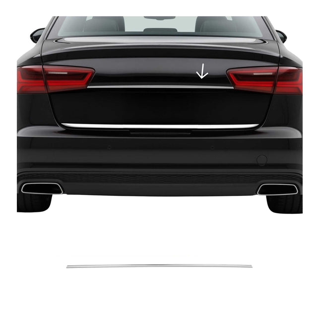 Heckklappe Kofferraumöffner Griff für Audi A6 C7 Limo 2011-2015 Edelstahl Chrom