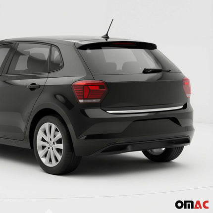 Kofferraumleiste Heckklappe Leiste für VW Polo 2017-2021 Untere Edelstahl Chrom