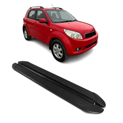 Trittbretter Seitenschweller für Daihatsu Terios 2005-2016 Aluminium Schwarz 2x