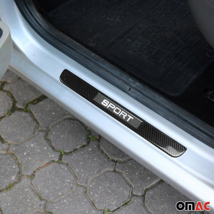Einstiegsleisten Sport für Mitsubishi Outlander 2013-2026 Kohlefaser Carbon 2x