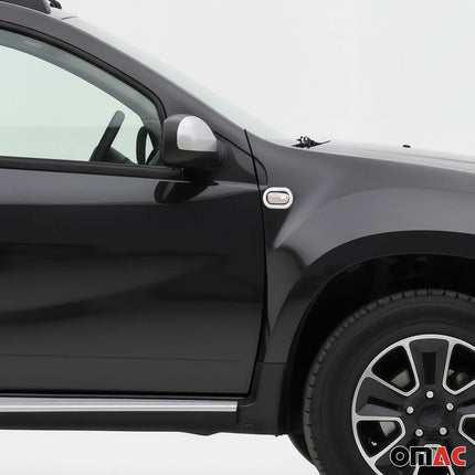 Blinkerrahmen Signalblende Blinker für Dacia Lodgy 2013-2024 Edelstahl Chrom 2x