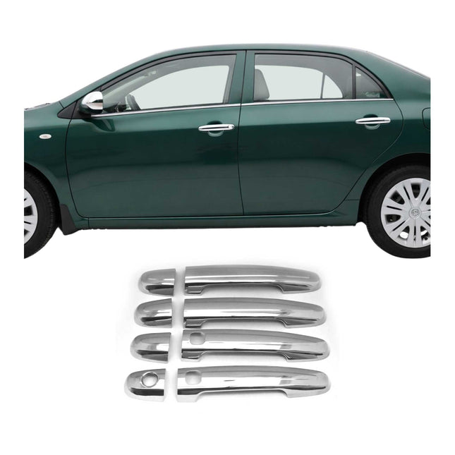 Chrom Türgriff Blende für Toyota Highlander 2007-2013 4Tür Edelstahl 8tlg