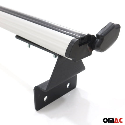 Dachträger Ladeflächenträger Querträger für VW Amarok 2010-2020 Alu Grau 2x