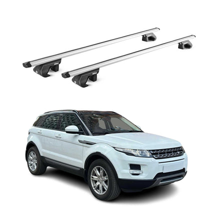 Dachträger für Land Rover Evoque L538 2011-2018 5 tür 90kg Alu Silber 2x ABE