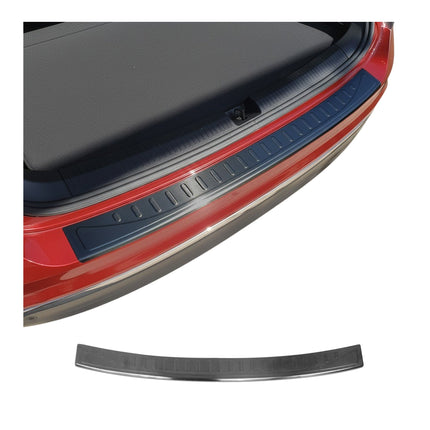 Ladekantenschutz für VW Tiguan II / Allspace 2016-2023 dark chrom gebürstet