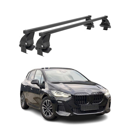 Menabo Dachträger für BMW 2 Active Tourer U06 2021-2026 50kg Stahl Schwarz 2x