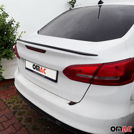 Heckspoiler Heckflügel Hecklippe für Ford Focus 2011-2015 Oben ABS Schwarz 1tlg