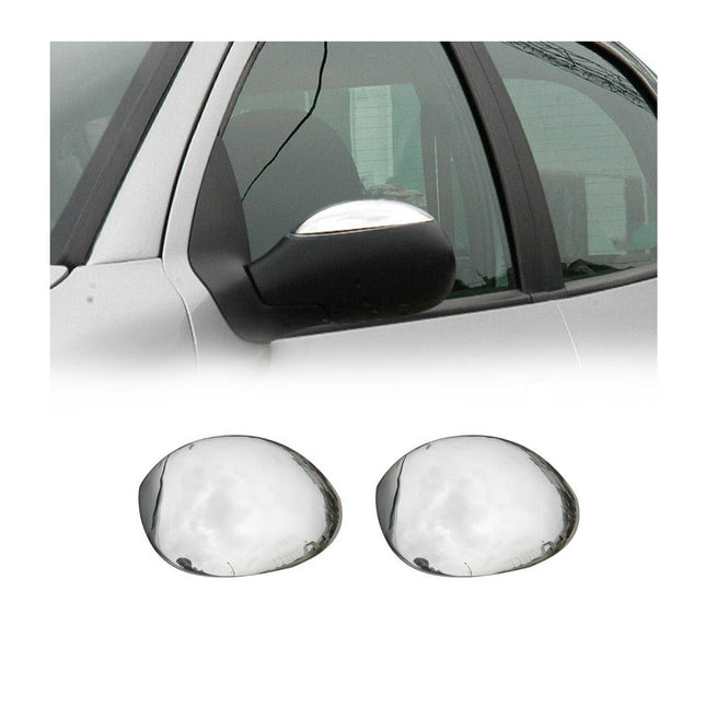 Spiegelkappen Spiegelabdeckung für Peugeot 1007 2005-2009 Edelstahl Chrom 2tlg