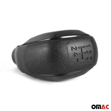 Schaltknauf Schaltknopf für Peugeot 301 2012-2026 5 Gang Kunstleder Schwarz