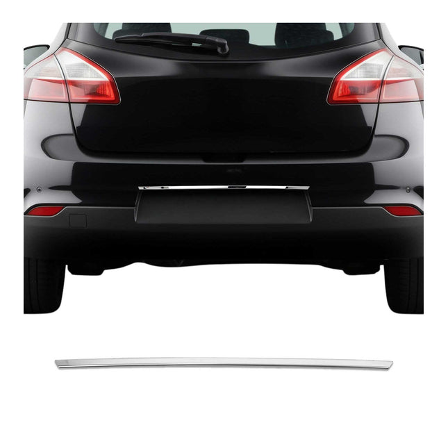 Kofferraumleiste Heckklappe Leiste für Renault Megane Grandtour Edelstahl Chrom